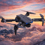RC drons E99 Pro ar dubulto kameru 720P bez galvas