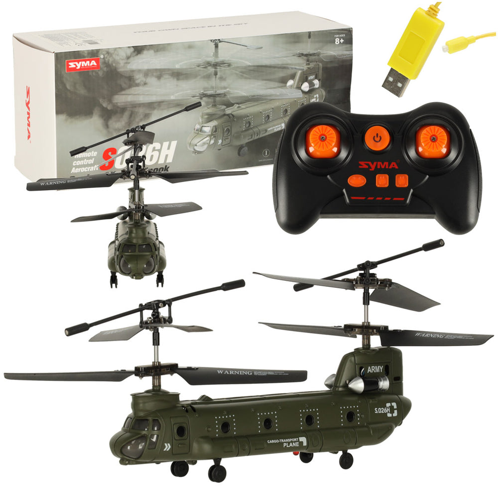 Syma S026H-1 RC drons 2.4GHz Wi-Fi melns