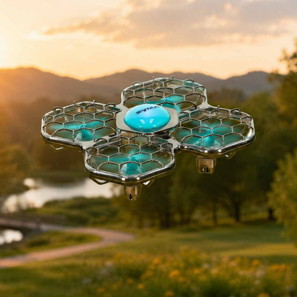 Syma X26PRO 2.4GHz Wi-Fi RC drons melns