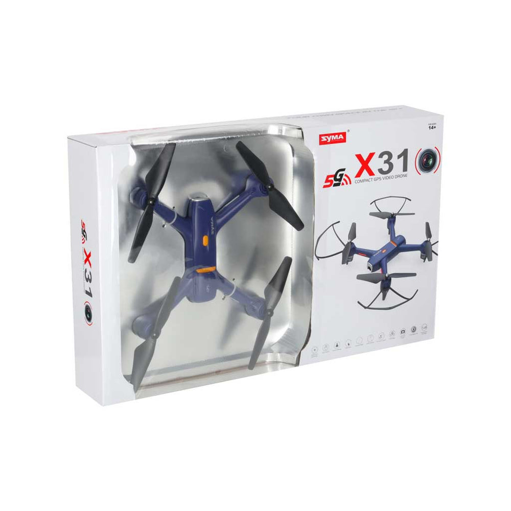Syma X31 2,4GHz GPS 5G HD tālvadības drons ar tālvadības kameru