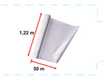Pašlīmējošas folijas ruļļu tapetes finieris balts marmors - džezs 1,22x50m