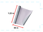 Pašlīmējošas folijas ruļļu tapetes finieris pelēks marmors 1,22x50m
