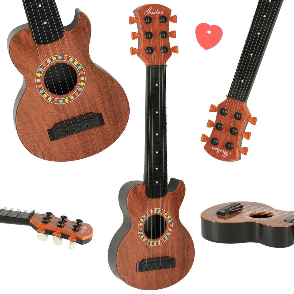 Klasiskā ģitāra bērniem koka 6 stīgu 18 collu 46,5 cm