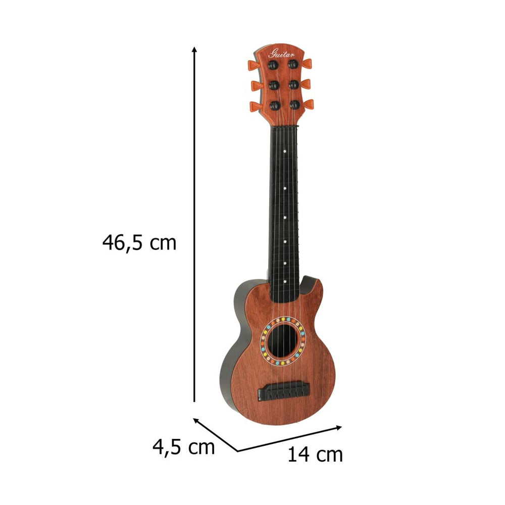 Klasiskā ģitāra bērniem koka 6 stīgu 18 collu 46,5 cm