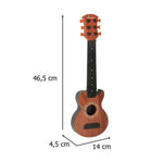 Klasiskā ģitāra bērniem koka 6 stīgu 18 collu 46,5 cm