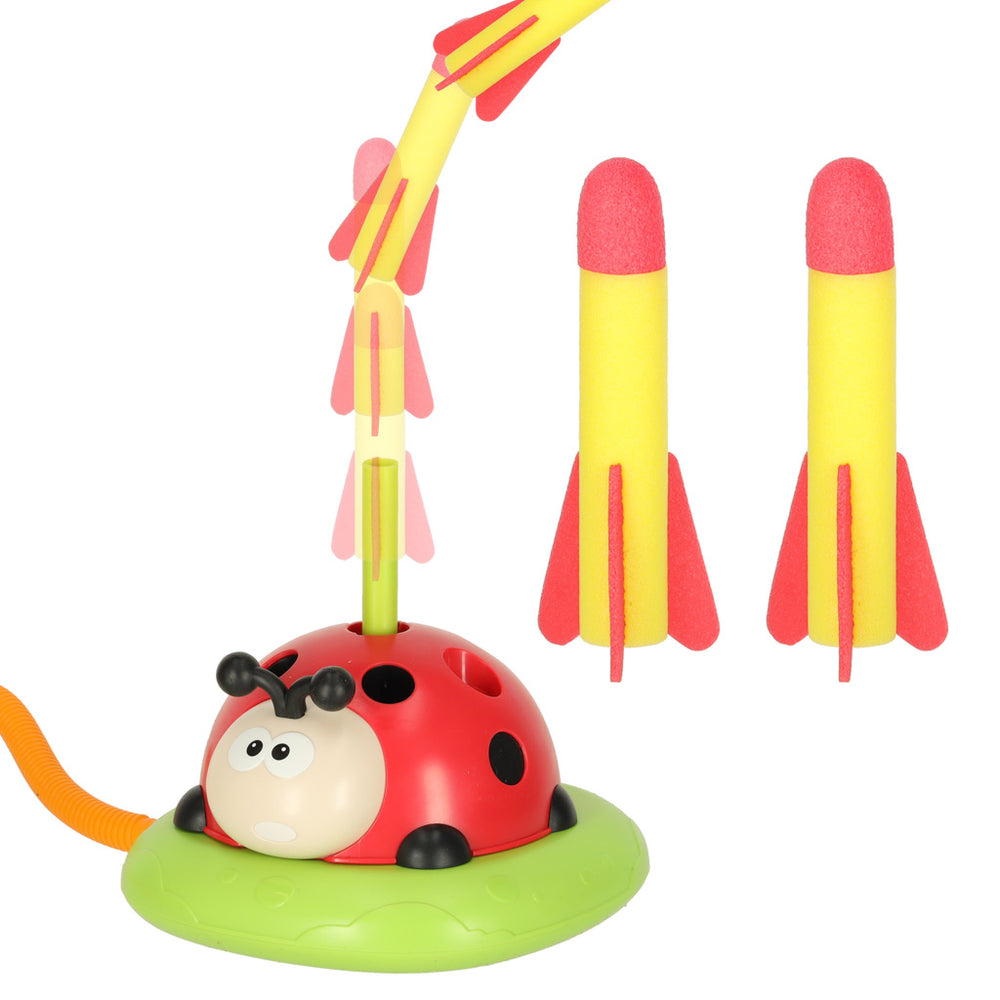 Sporta veiklības spēle bērniem lēkšana pa virvi mērķa metiens ladybird launcher 3in1
