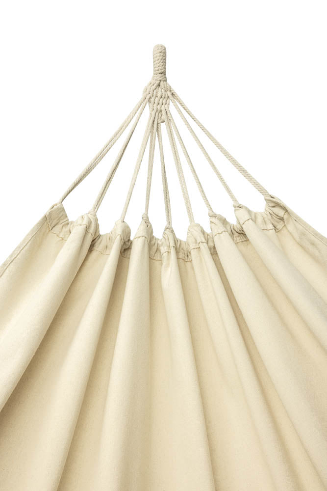 Dārza šūpuļtīkls boho 200cm ecru