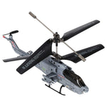 RC helikopters Syma S108H 2,4 GHz ar LED apgaismojumu, automātisko palaišanu, lidojuma stabilizāciju un USB savienojumu