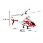 SYMA S107G RC helikopters sarkans