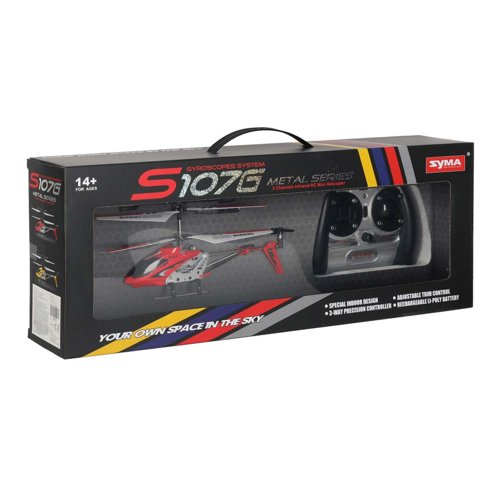 SYMA S107G RC helikopters sarkans