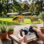 SYMA S107G RC helikopters dzeltens