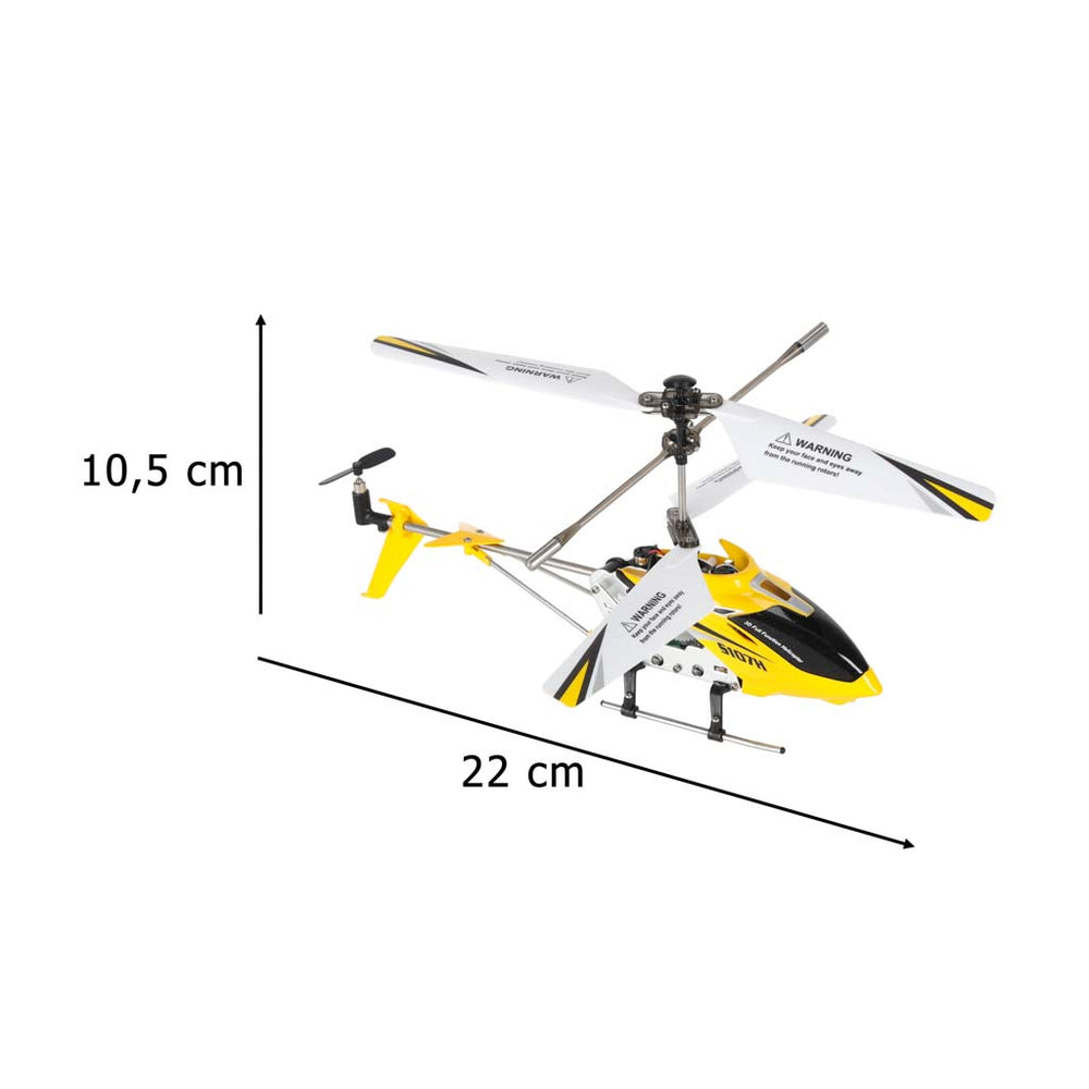 SYMA S107H RC helikopters 2.4GHz RTF dzeltens