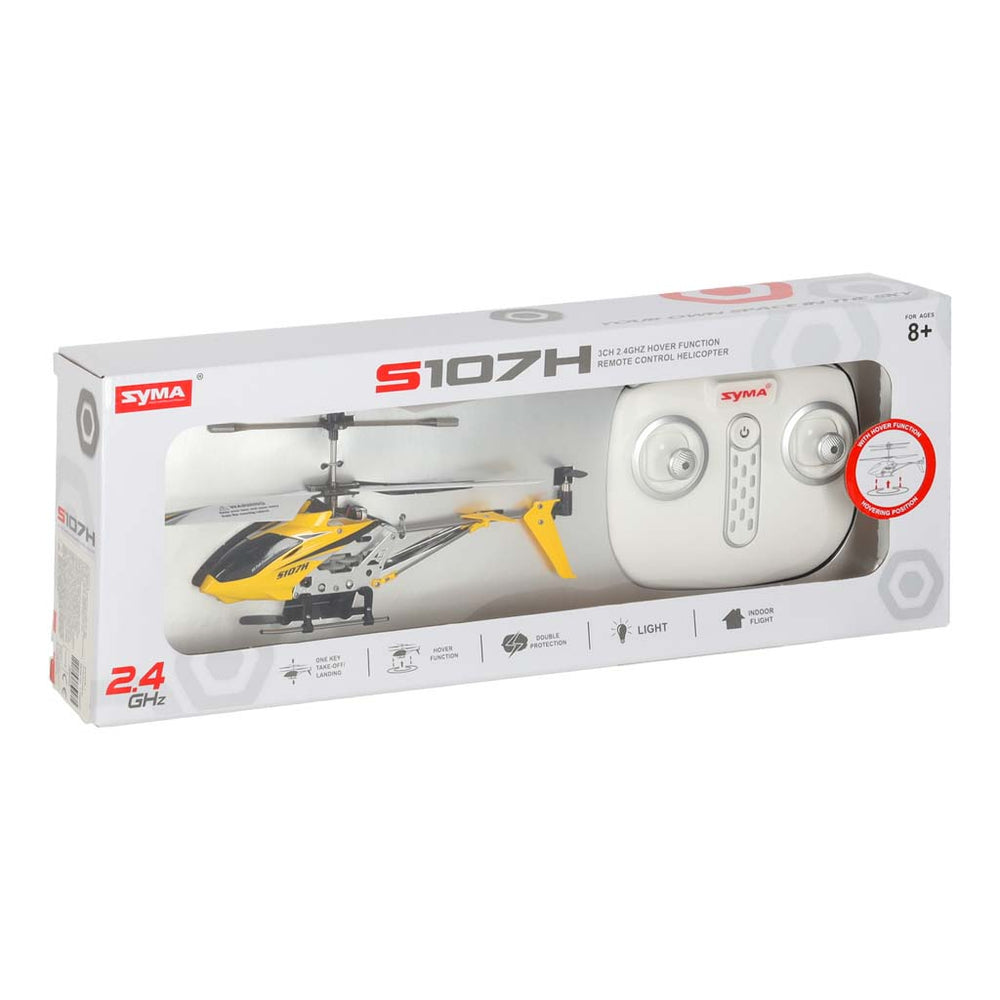SYMA S107H RC helikopters 2.4GHz RTF dzeltens