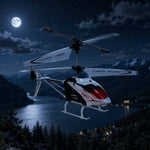 SYMA S5 RC helikopters 3CH balts