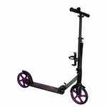 Trike Fix saliekamais pilsētas skrejriteņš ar 200 mm riteņiem, melnā un violētā krāsā