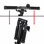 Trike Fix saliekamais pilsētas skrejriteņš ar 200 mm riteņiem, melnā un violētā krāsā