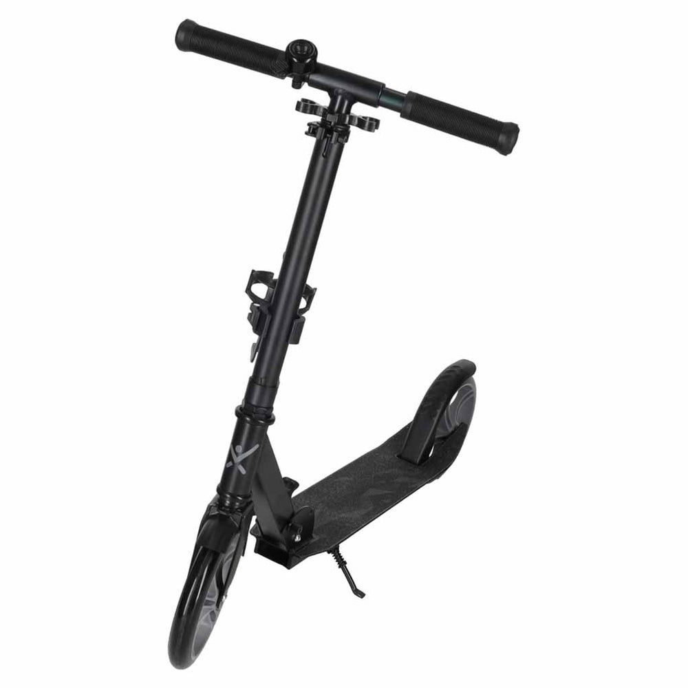 Trike Fix saliekamais pilsētas skrejriteņš ar 200 mm riteņiem, melnā un pelēkā krāsā