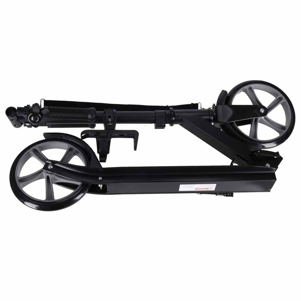 Trike Fix saliekamais pilsētas skrejriteņš ar 200 mm riteņiem, melnā un pelēkā krāsā