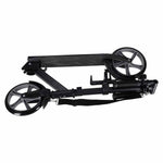 Trike Fix saliekamais pilsētas skrejriteņš ar 200 mm riteņiem, melnā un pelēkā krāsā