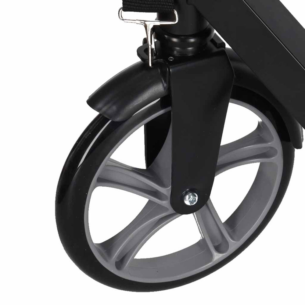 Trike Fix saliekamais pilsētas skrejriteņš ar 200 mm riteņiem, melnā un pelēkā krāsā