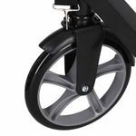 Trike Fix saliekamais pilsētas skrejriteņš ar 200 mm riteņiem, melnā un pelēkā krāsā