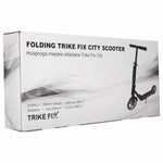 Trike Fix saliekamais pilsētas skrejriteņš ar 200 mm riteņiem, melnā un pelēkā krāsā