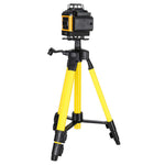 360° 4D lāzera līmeņrādis ar krusta lāzeru, 16 līnijas, statīvs, rokturis, komplekts