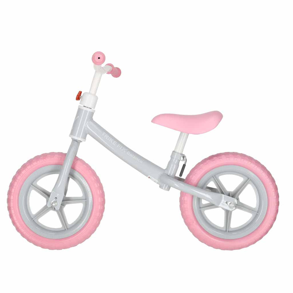 Trike Fix Balance līdzsvara velosipēds ar grozu, rozā krāsā