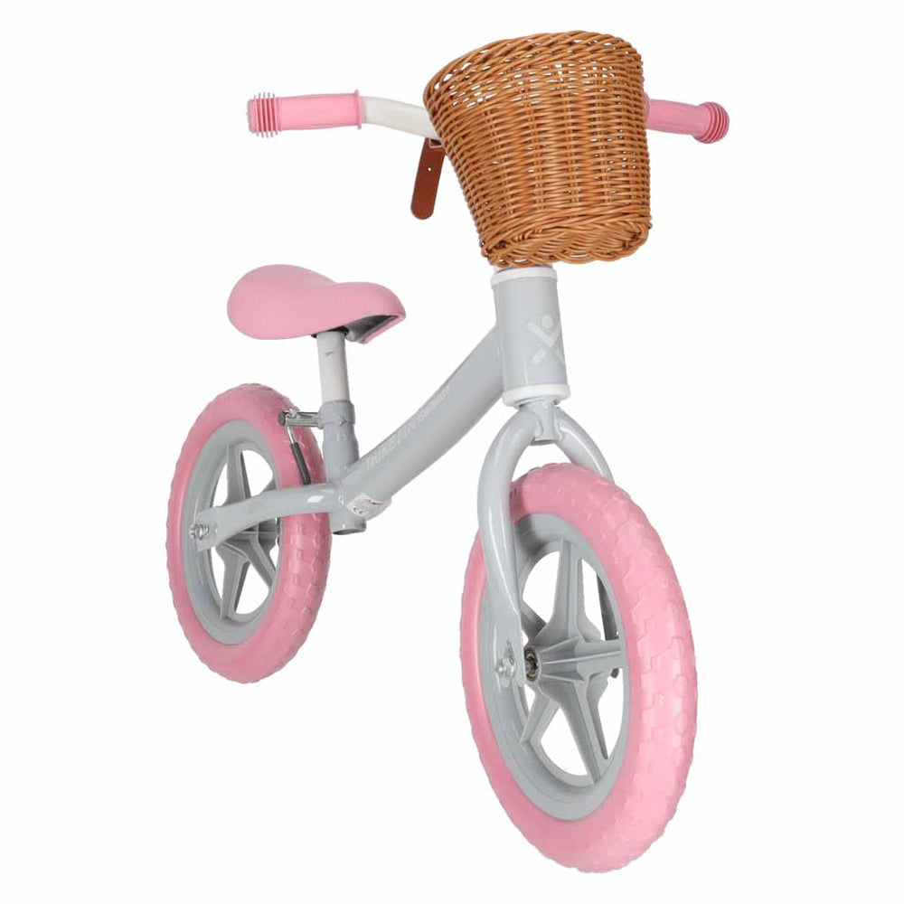 Trike Fix Balance līdzsvara velosipēds ar grozu, rozā krāsā