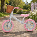 Trike Fix Balance līdzsvara velosipēds ar grozu, rozā krāsā