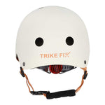 Trike Fix bērnu velosipēdu ķivere regulējama LED S 48-54cm bēšs