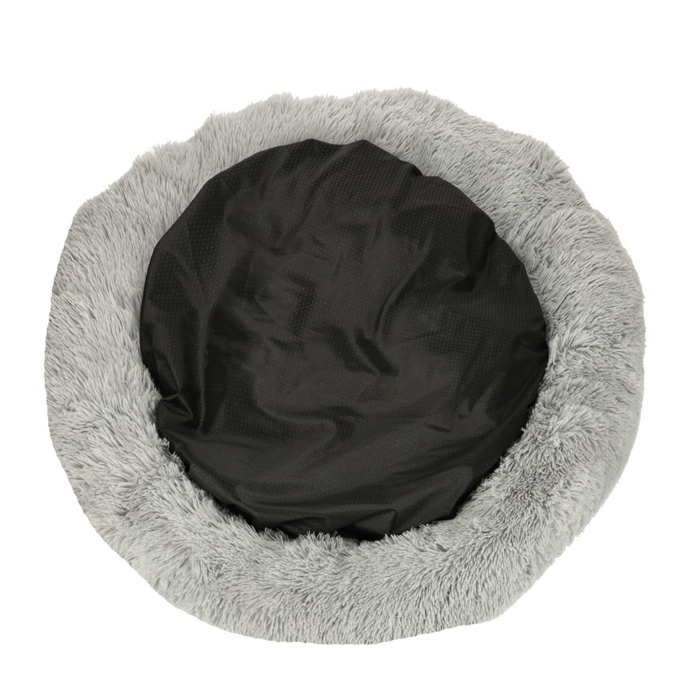 Suņu gulta plīša spilvens 100cm gaiši pelēks
