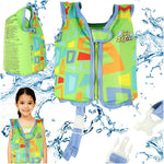 AQUASTAR Bērnu peldēšanas veste zaļa