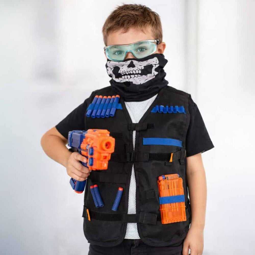 NERF+ palaidējierīču piederumu taktiskā veste NERF+ palaidējierīču piederumiem