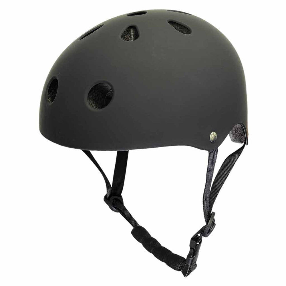 Trike Fix bērnu velosipēdu ķivere regulējama LED M 55-58cm melna