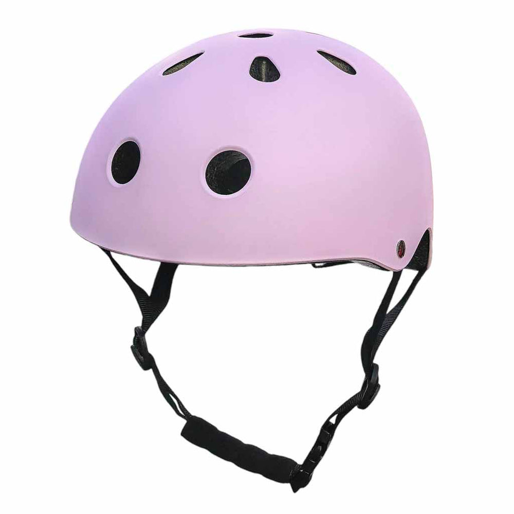 Trike Fix bērnu velosipēdu ķivere regulējama LED M 55-58cm violeta