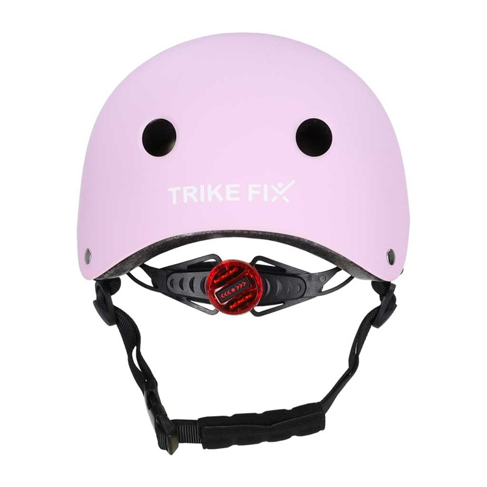 Trike Fix bērnu velosipēdu ķivere regulējama LED M 55-58cm violeta