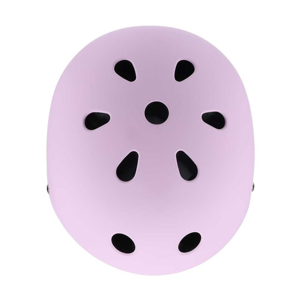 Trike Fix bērnu velosipēdu ķivere regulējama LED M 55-58cm violeta