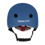 Trike Fix bērnu velosipēdu ķivere regulējama LED M 55-58cm tumši zila