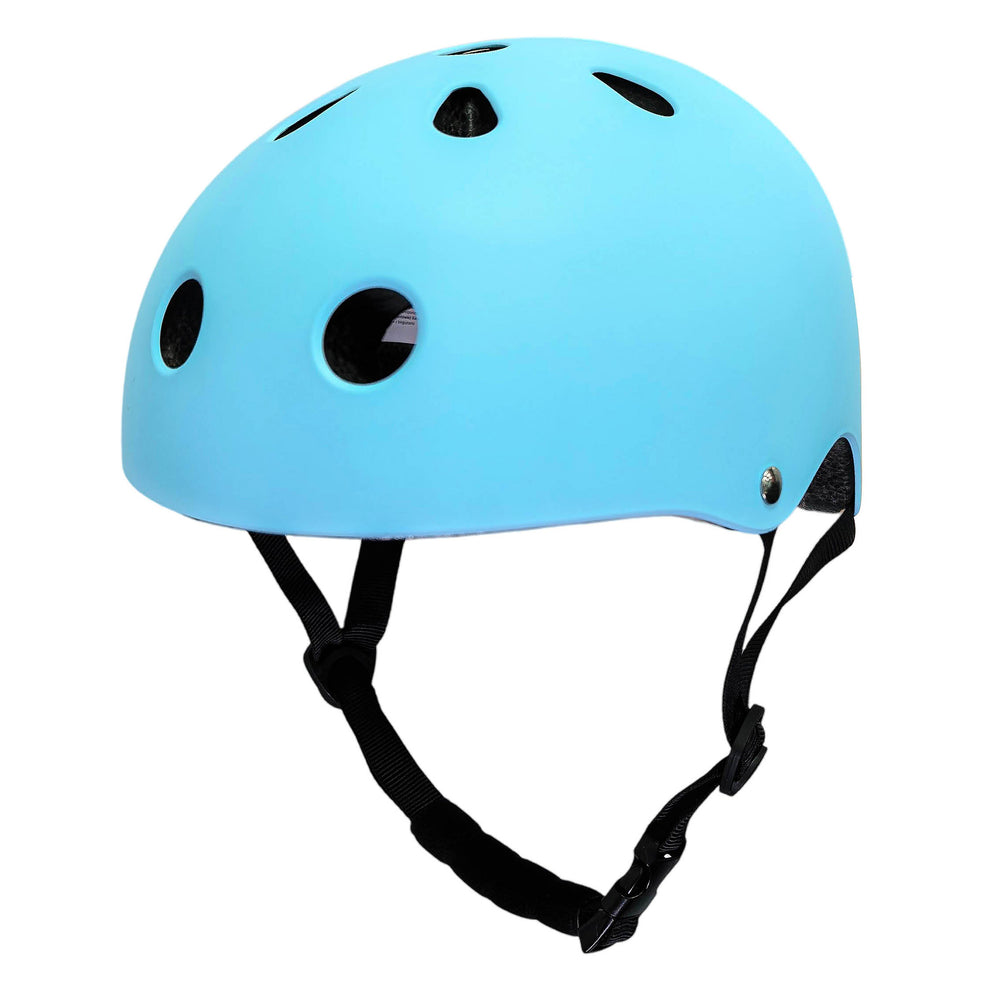 Trike Fix bērnu velosipēdu ķivere regulējama LED M 55-58cm zila