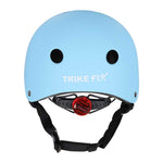 Trike Fix bērnu velosipēdu ķivere regulējama LED M 55-58cm zila