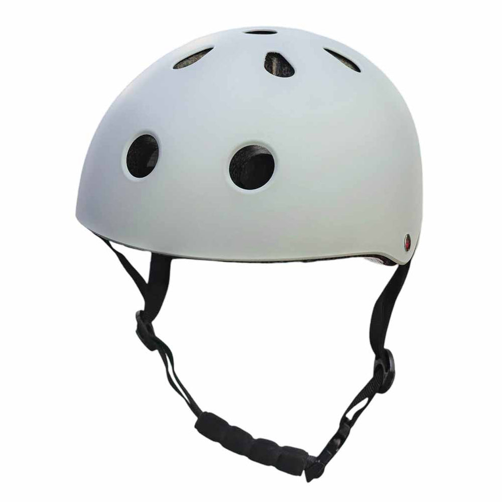 Trike Fix bērnu velosipēdu ķivere regulējama LED M 55-58cm tumši pelēka