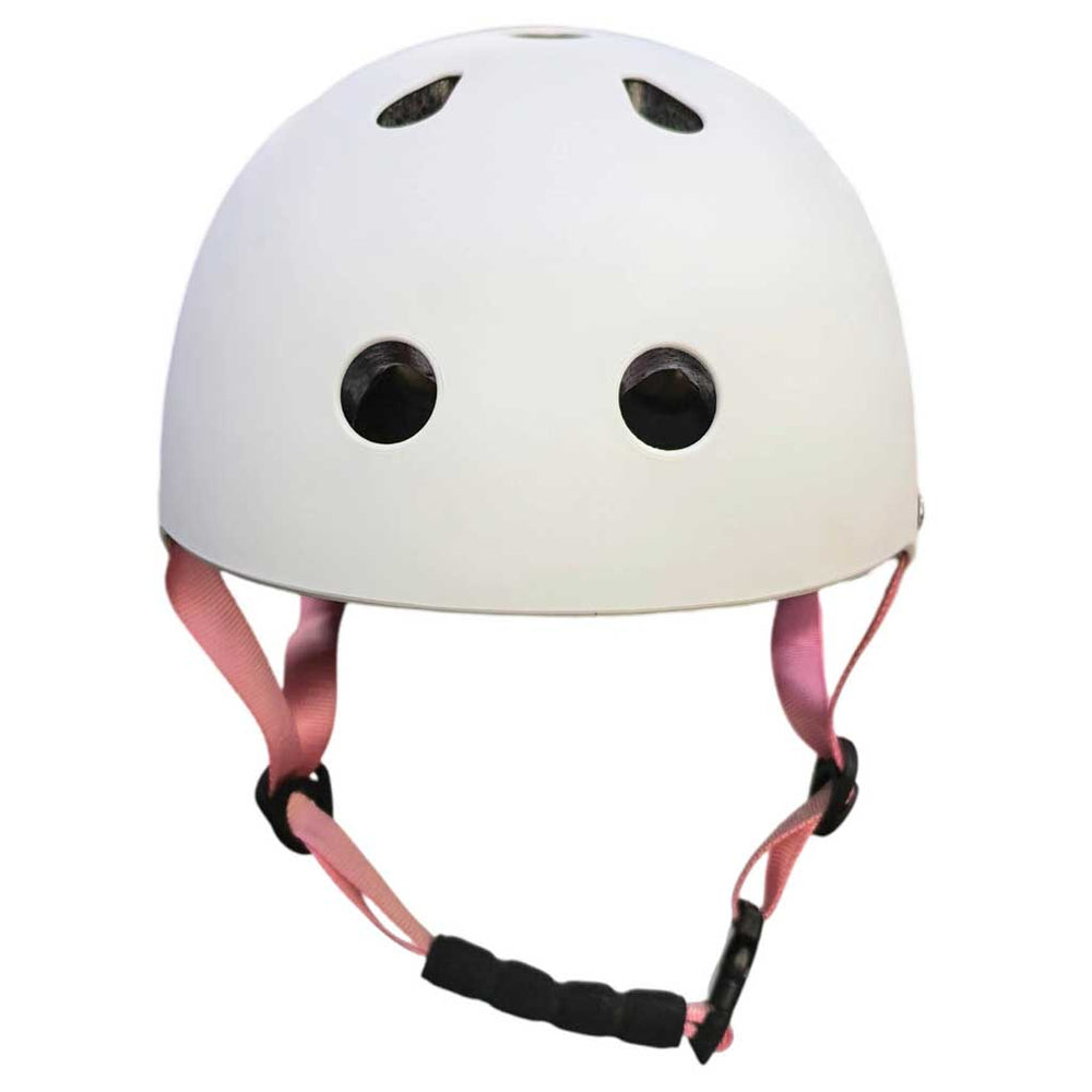 Trike Fix bērnu velosipēdu ķivere regulējama LED S 48-54cm balta