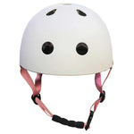Trike Fix bērnu velosipēdu ķivere regulējama LED S 48-54cm balta