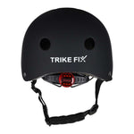 Trike Fix bērnu velosipēdu ķivere regulējama LED S 48-54cm melna