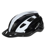 RALLEX sieviešu velosipēdu ķivere vīriešu regulējama melnā un baltā krāsā L 58-62cm