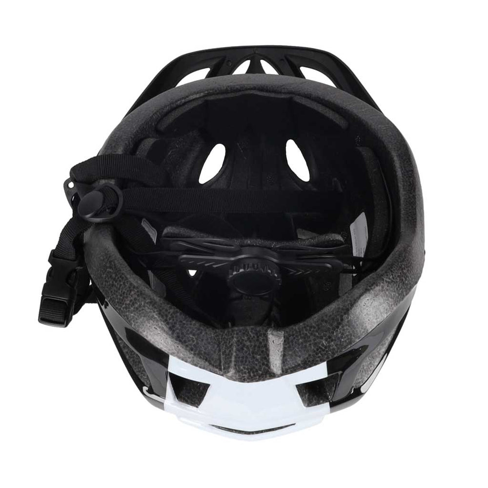 RALLEX sieviešu velosipēdu ķivere vīriešu regulējama melnā un baltā krāsā L 58-62cm
