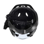 RALLEX sieviešu velosipēdu ķivere vīriešu regulējama melnā un baltā M 54-58cm