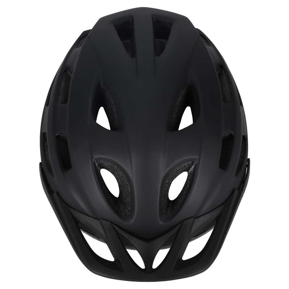 RALLEX sieviešu velosipēdu ķivere vīriešu regulējama melna M 54-58cm