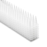 Baložu spīles putnu aizbāzni plastmasas blīvs blīvs balts 8el. 43 cm